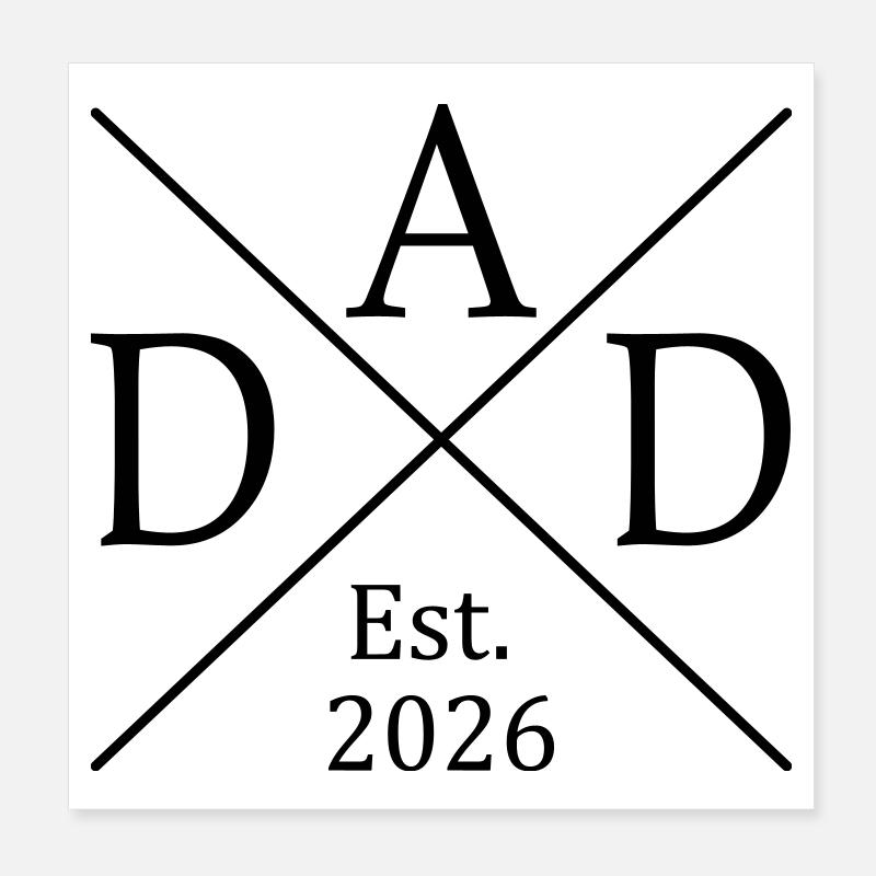 Fondation de papa en 2026 Poster 20 x 20 cm