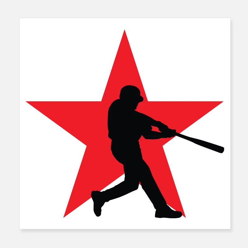 Baseball – Sport Poster 20x20 cm
