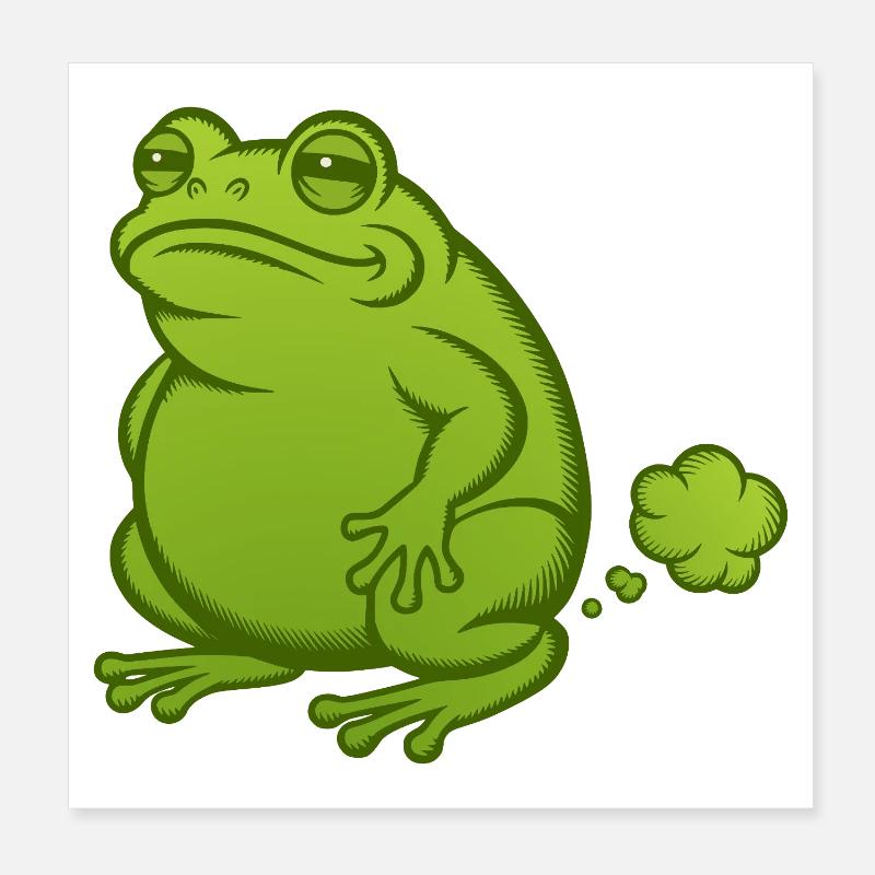pet de grenouille pet pet crapaud pet crapaud pet Poster 20 x 20 cm