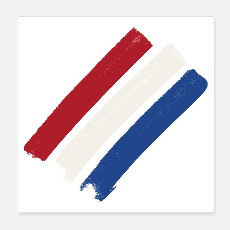 Netherlands Poster 8" x 8" (20x20 cm)
