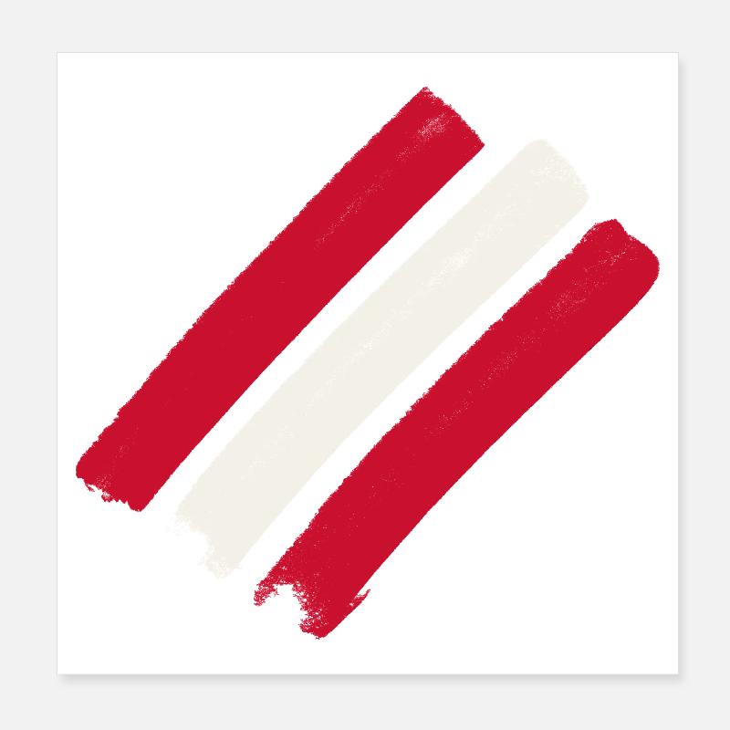 Autriche Poster 20 x 20 cm