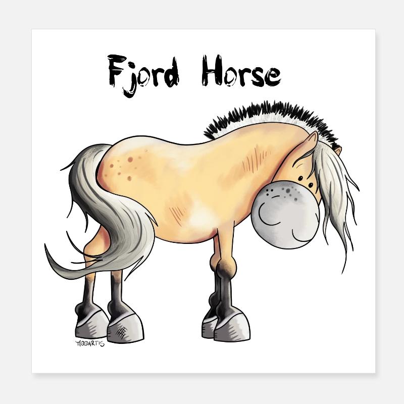 Knuffiger Norweger Poster 20x20 cm