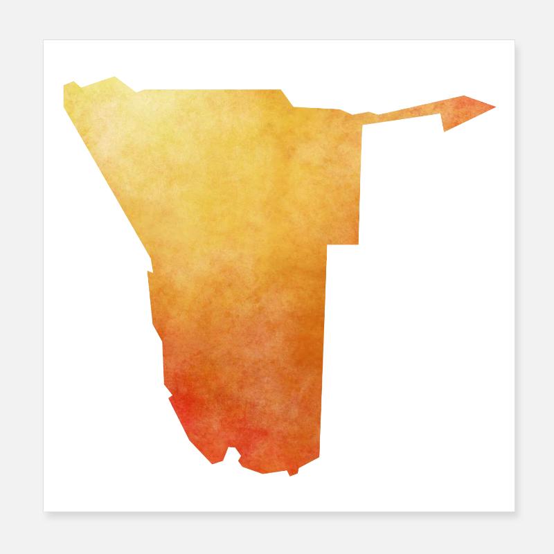 Namibia Poster 20x20 cm
