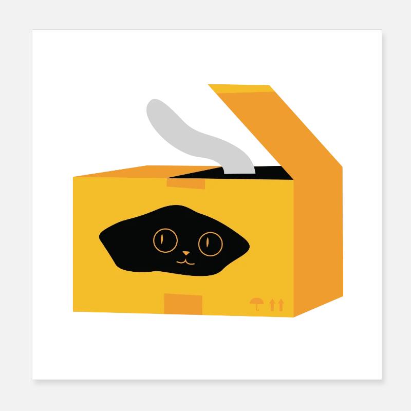 Katt et la conception de l’emballage Poster 20 x 20 cm