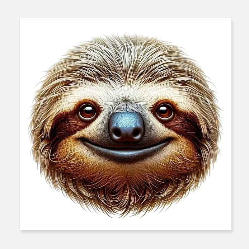Paresse Poster 20 x 20 cm