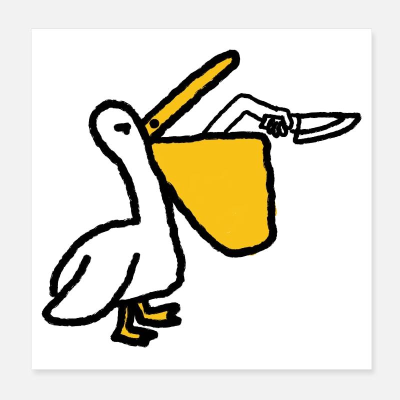 Raubvogel Poster 20x20 cm