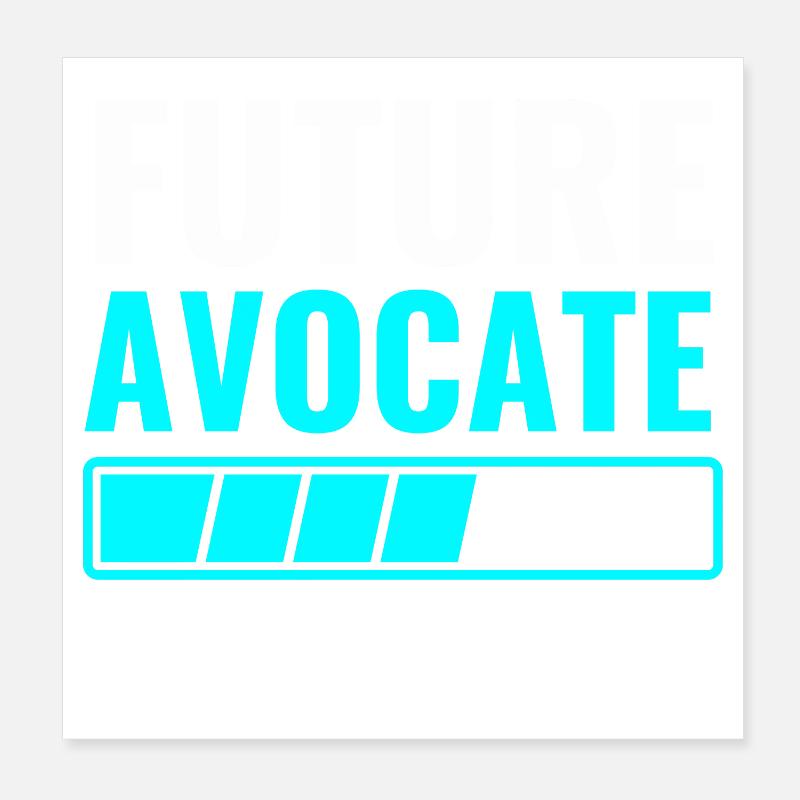 future lawyer Poster 8" x 8" (20x20 cm)