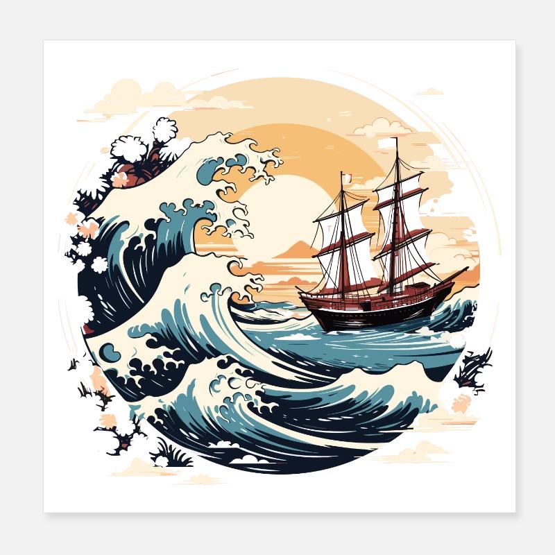 Voile Poster 20 x 20 cm