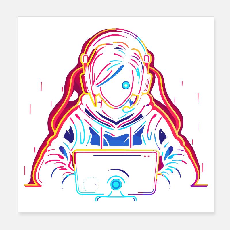 Play Steamwave Poster 8" x 8" (20x20 cm)