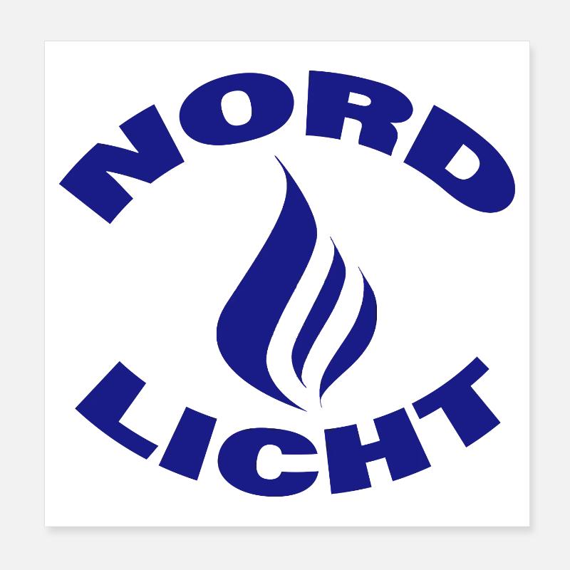 AURORA BOREALIS Poster 8" x 8" (20x20 cm)