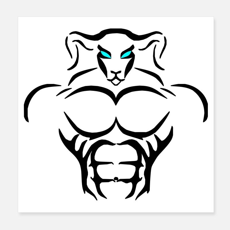 Alpha Aries Deluxe Poster 20x20 cm