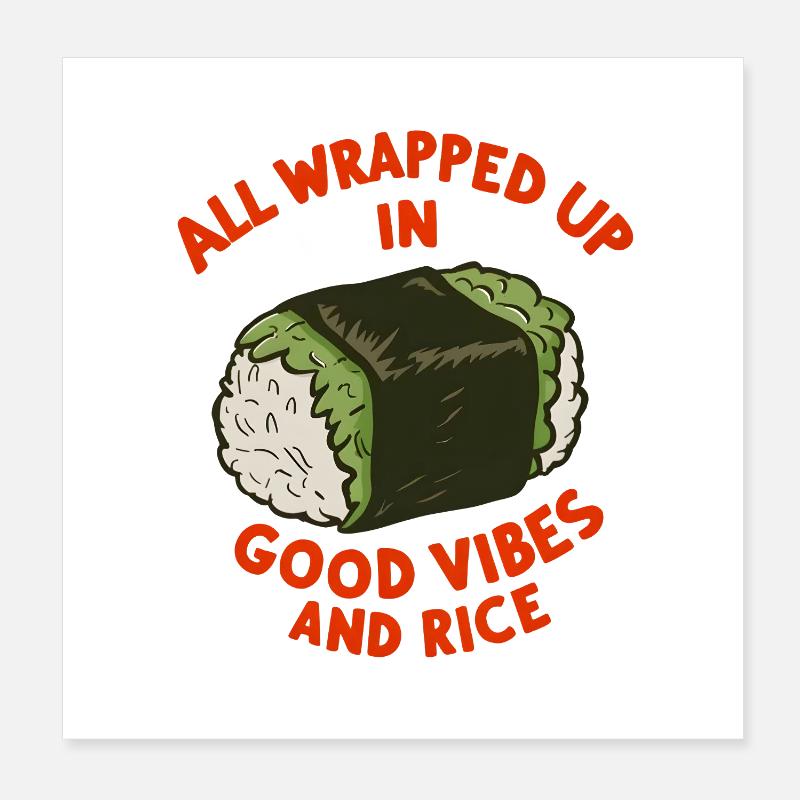 Wrapped Up in Poster 20x20 cm