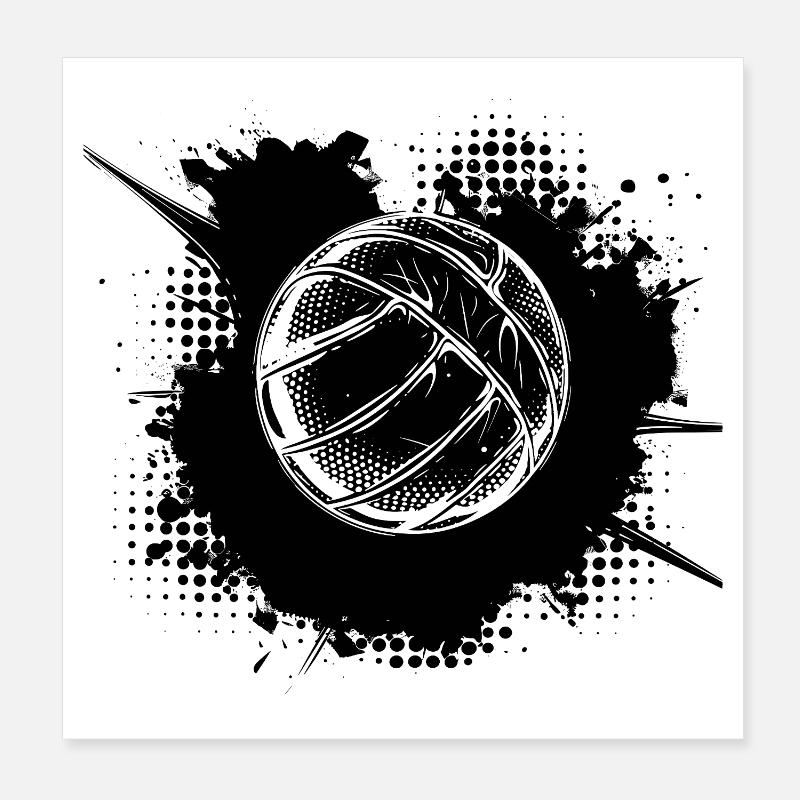 Volleyball Ball Poster 8" x 8" (20x20 cm)