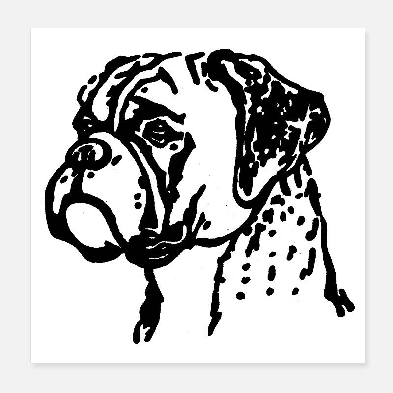 boxer shorts Poster 8" x 8" (20x20 cm)