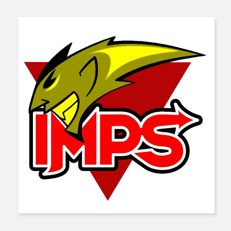 Imps-Logo Poster 20x20 cm