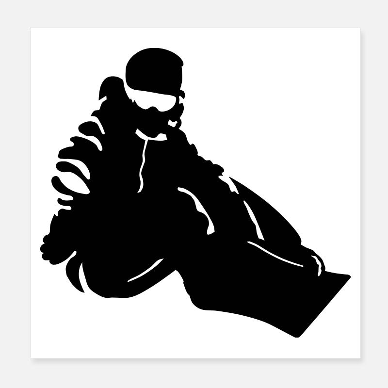 Slopestyle Poster 20x20 cm