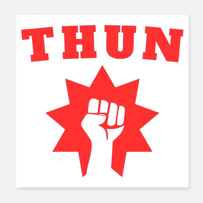 Tuna Poster 8" x 8" (20x20 cm)