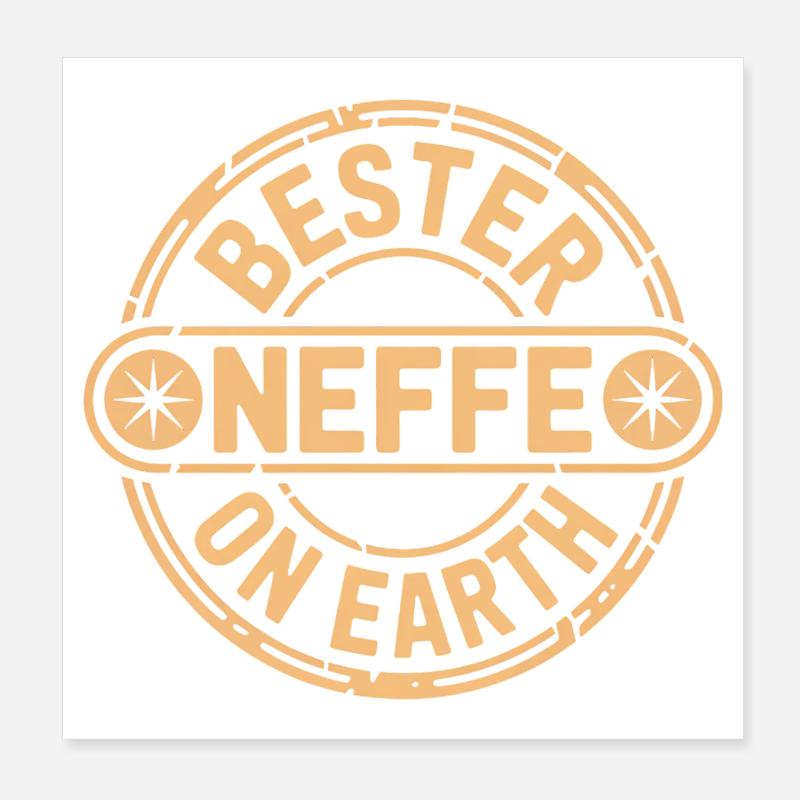 Bester Neffe Poster 20x20 cm