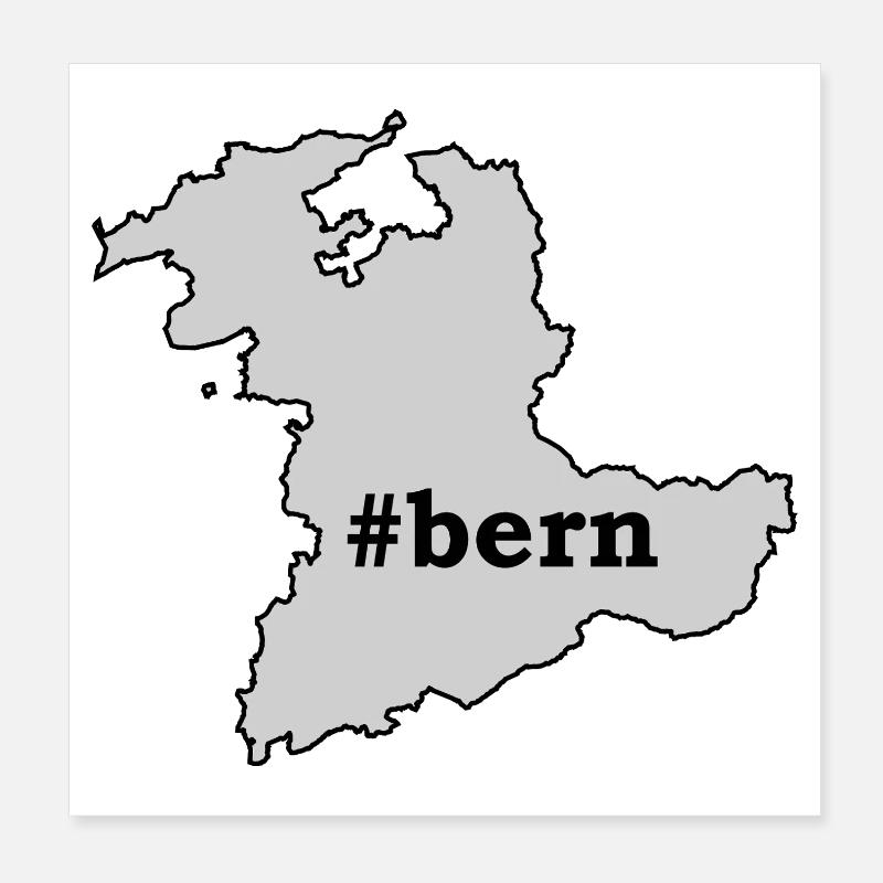 BE Bern Poster 20 x 20 cm