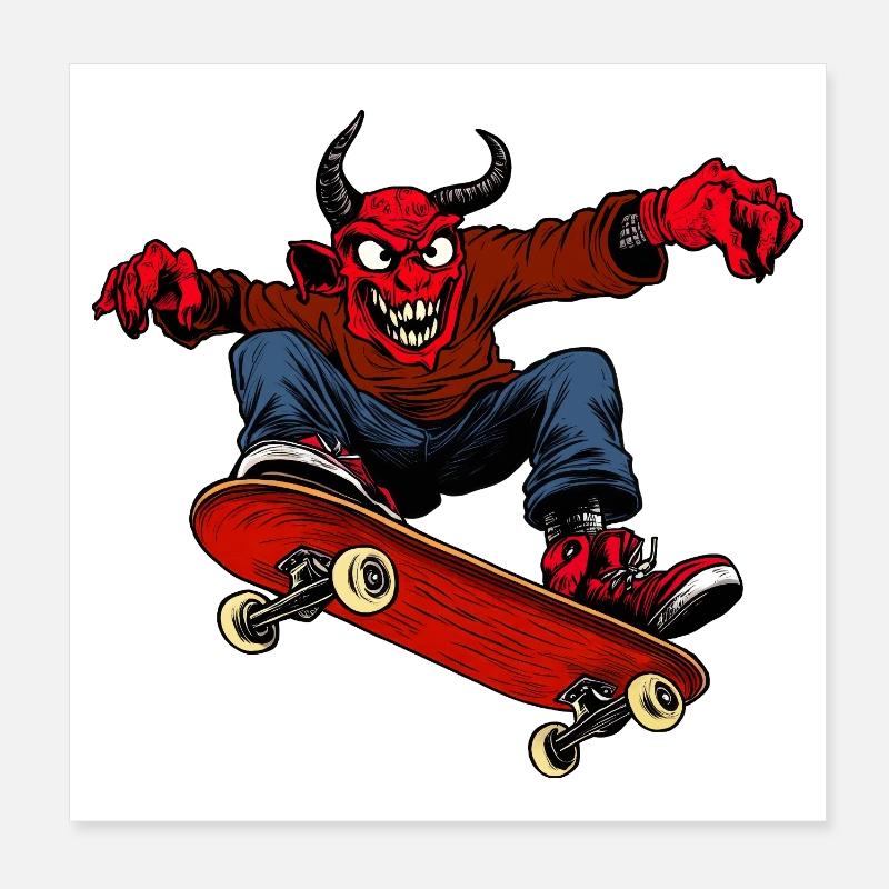 Teufel Freestyle Poster 20 x 20 cm