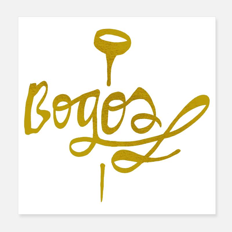 Bogos Poster 20 x 20 cm