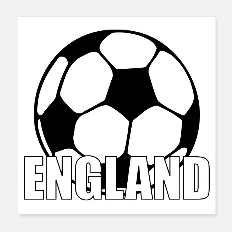 England Poster 20x20 cm
