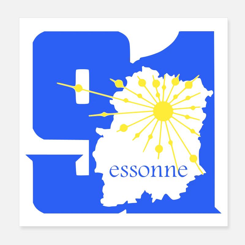 Essonne Poster 20 x 20 cm