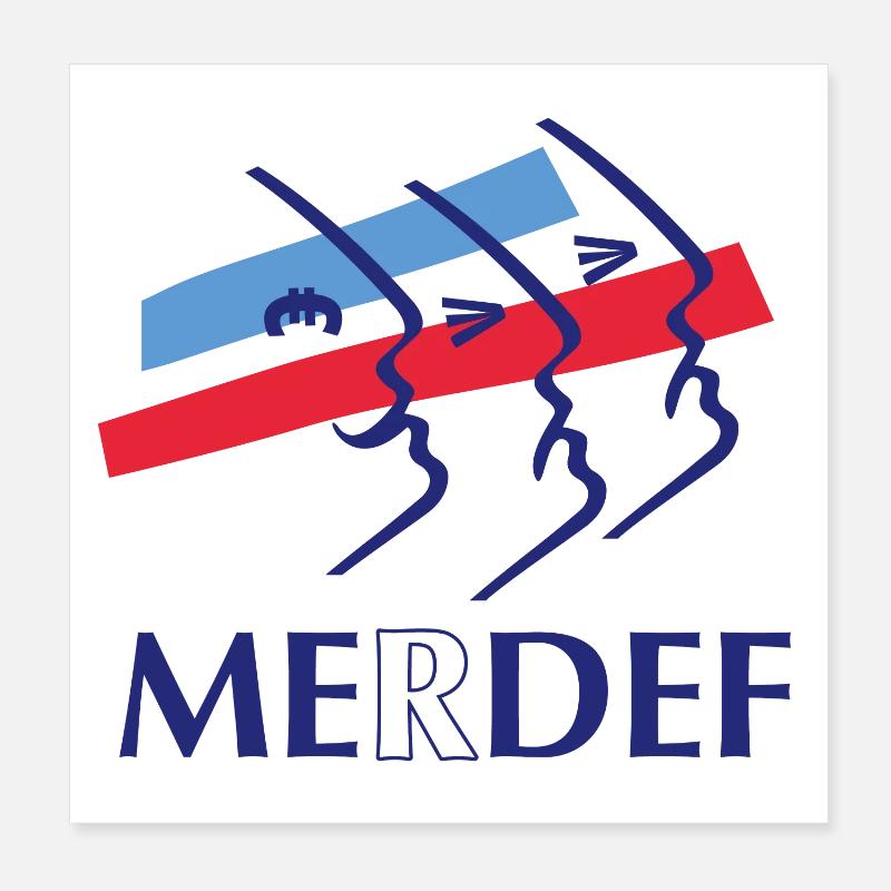 MERDEF Poster 20 x 20 cm