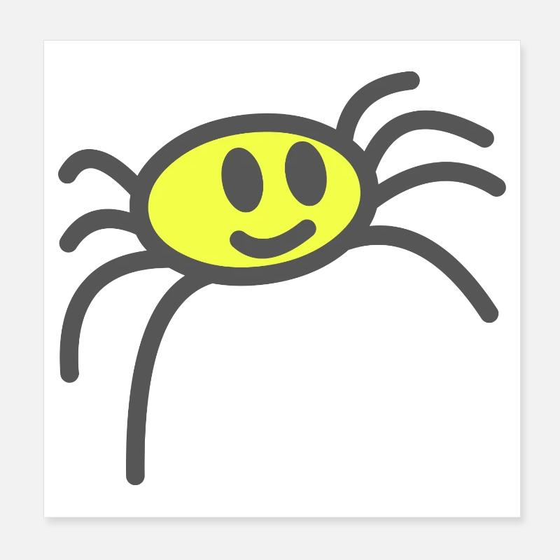 acid spider Poster 8" x 8" (20x20 cm)