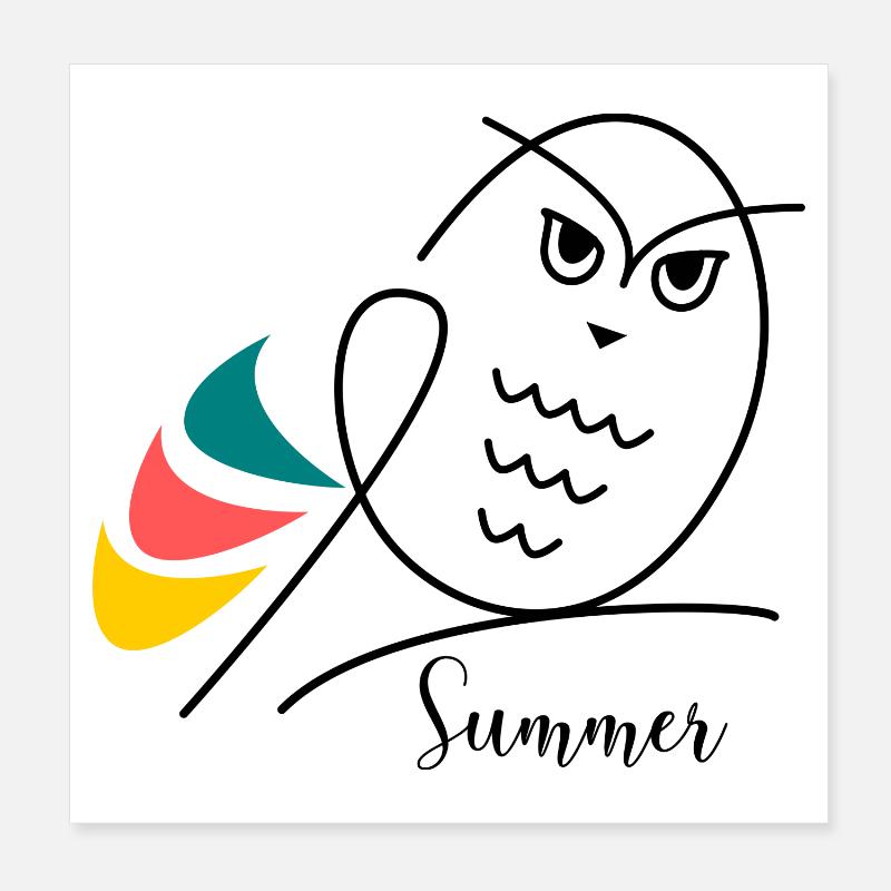 VACANCES. BONNES VACANCES. MAÎTRESSE. MAÎTRE. PROF Poster 20 x 20 cm