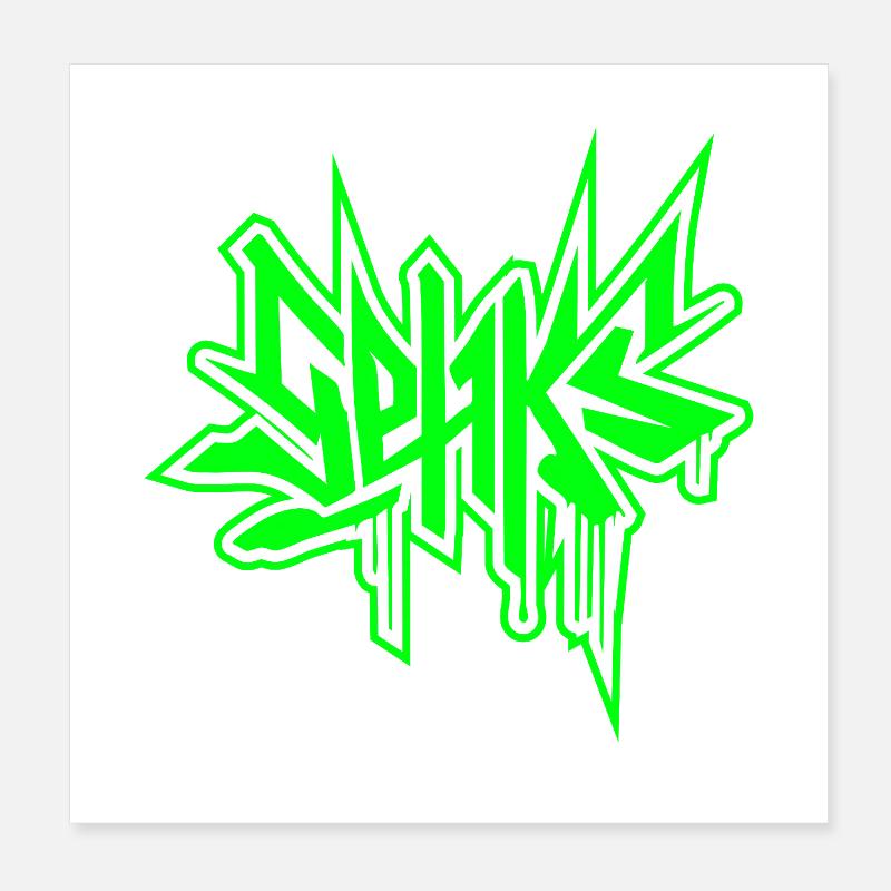 SEHKS VERT Poster 20 x 20 cm