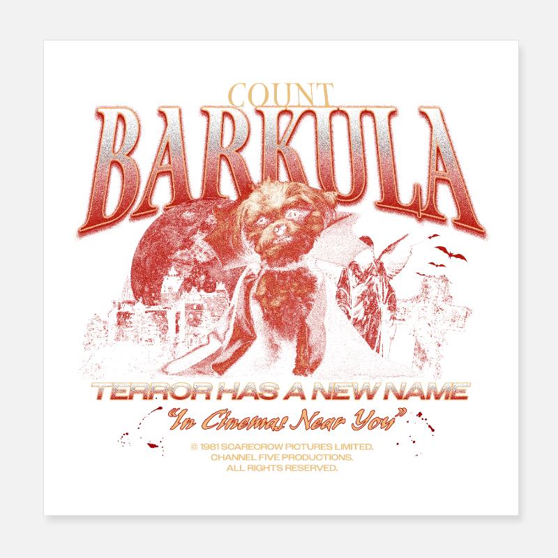Comte Barkula – L’horreur rencontre l’humour Poster 20 x 20 cm