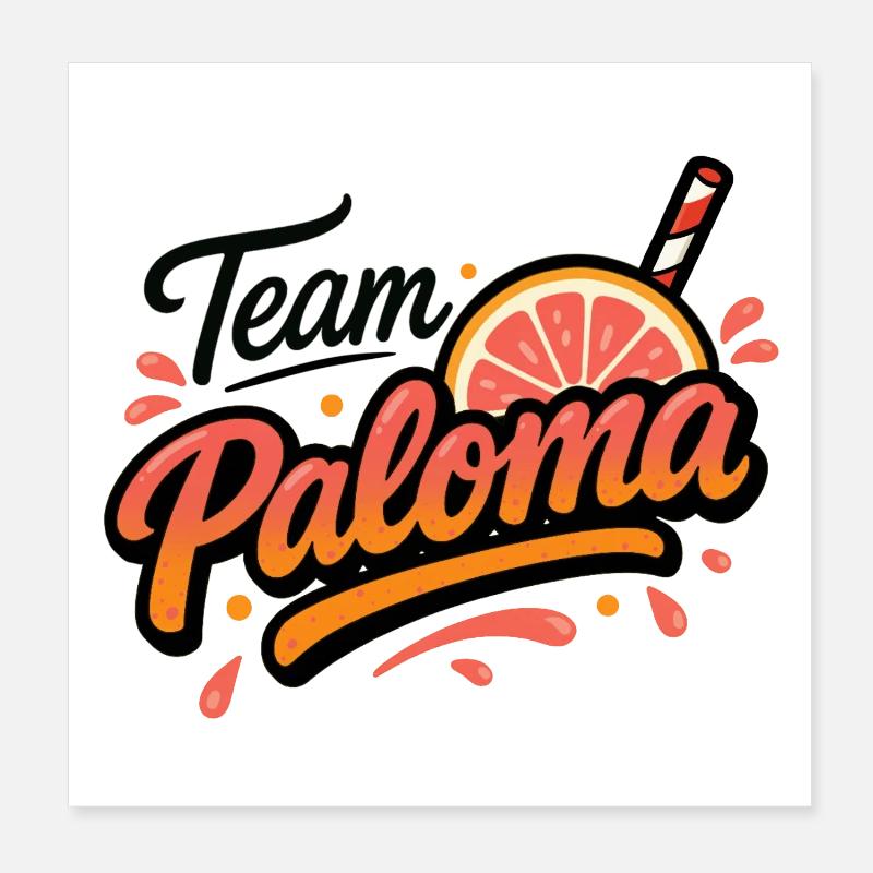 Team Paloma Poster 20 x 20 cm