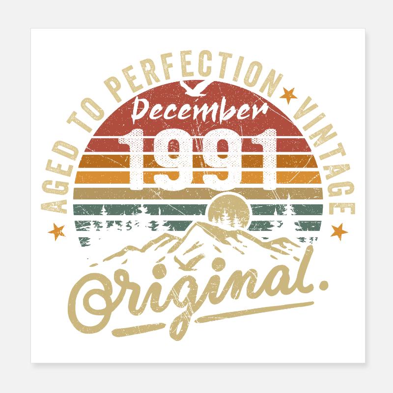 Legends were created in December 1991 Poster 8" x 8" (20x20 cm)