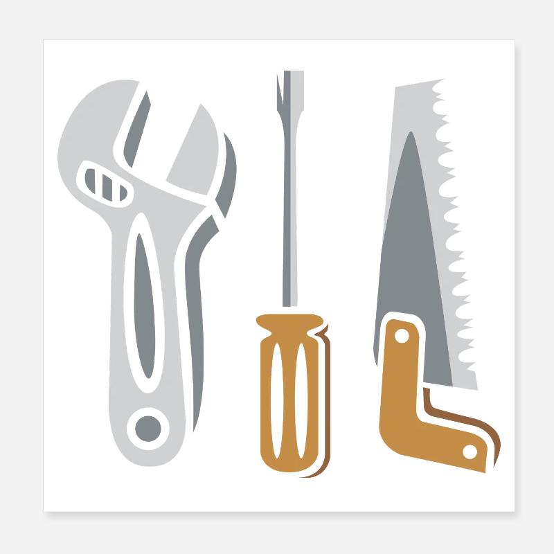 Tool Set – DIY Design Poster 8" x 8" (20x20 cm)
