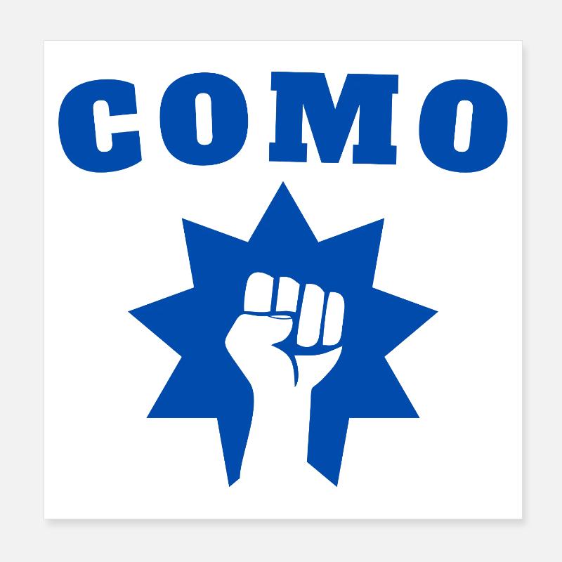 Como Poster 8" x 8" (20x20 cm)
