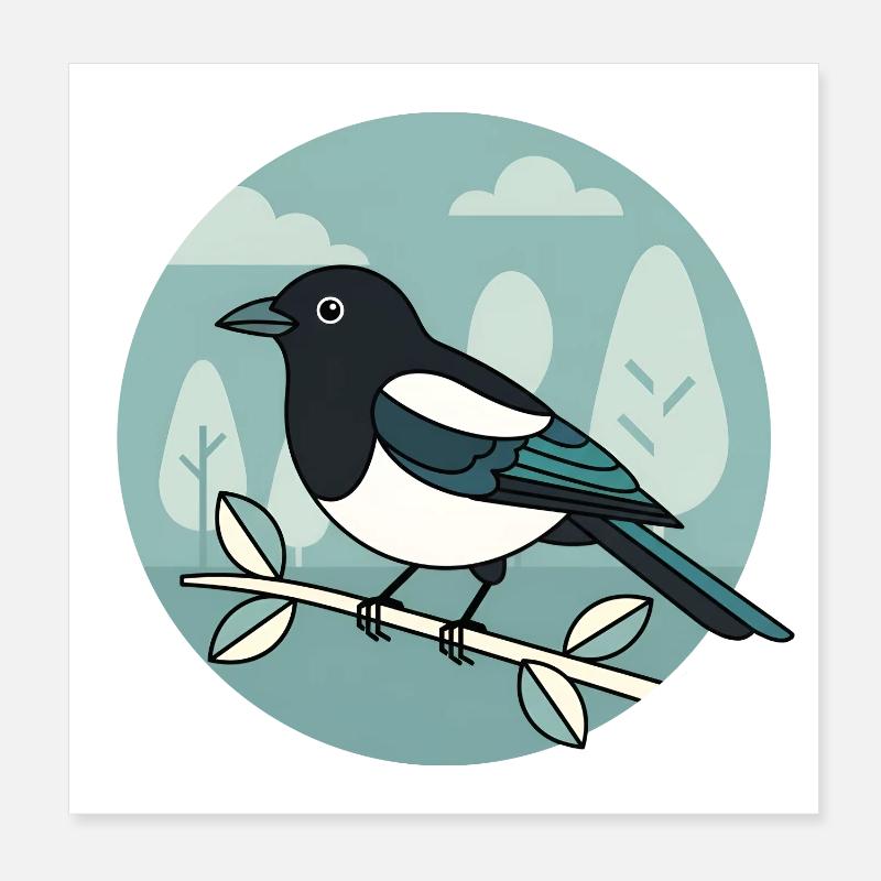 Pie Poster 20 x 20 cm