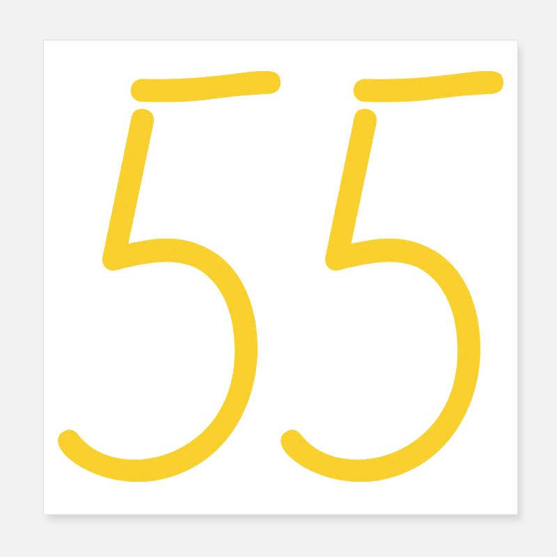 55 Poster 8" x 8" (20x20 cm)