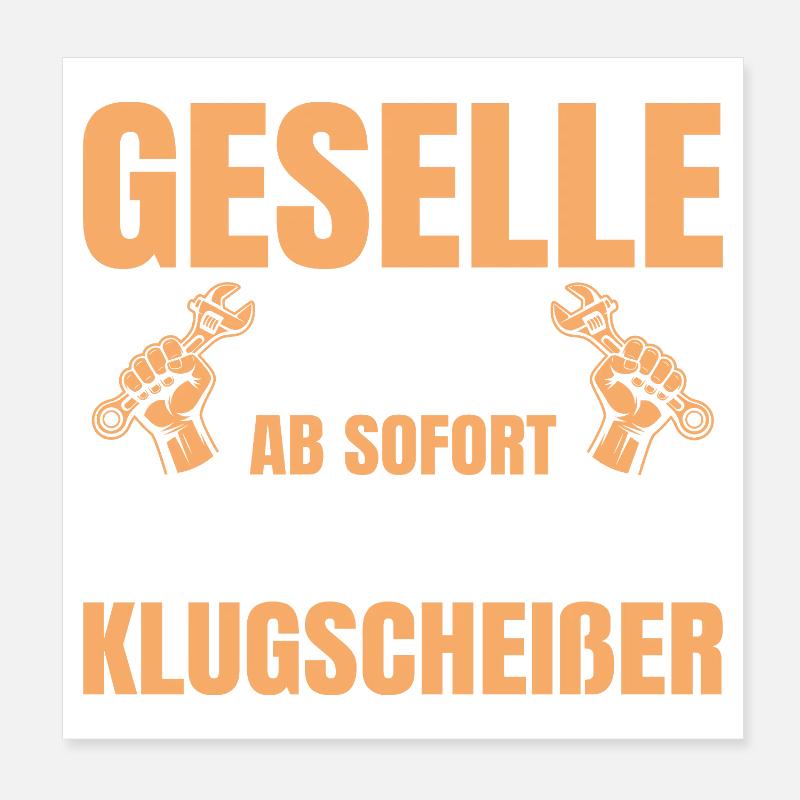 Formation complétée pour technicien mécatronique automobile 2026 Poster 20 x 20 cm