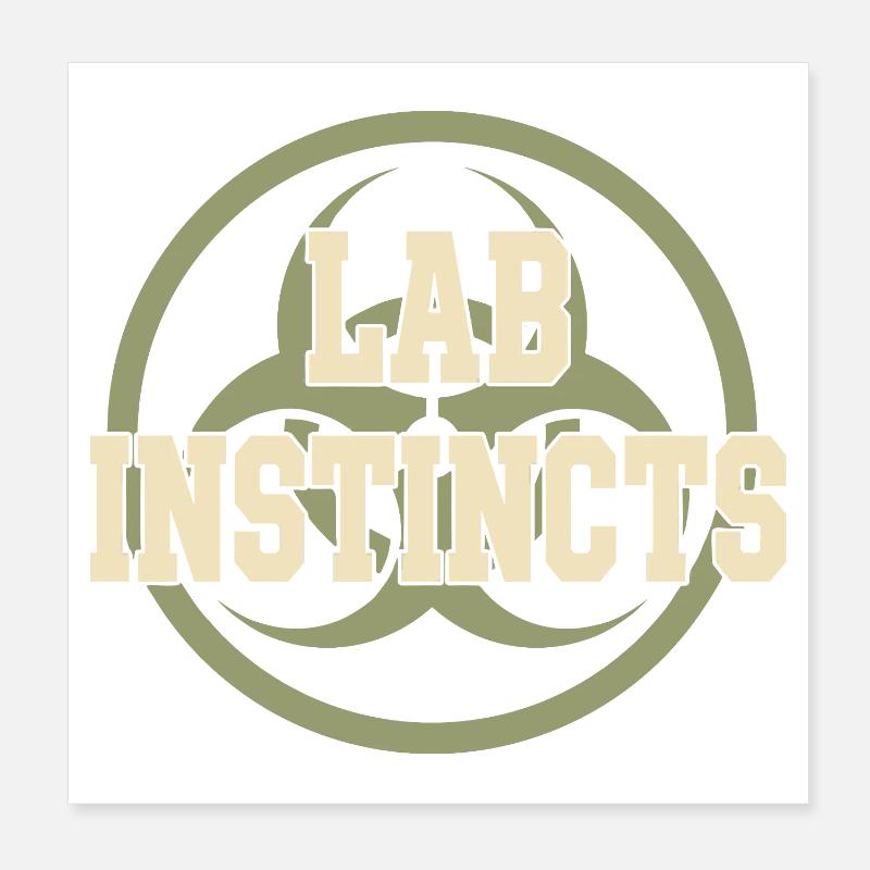 microbiologie Poster 20 x 20 cm