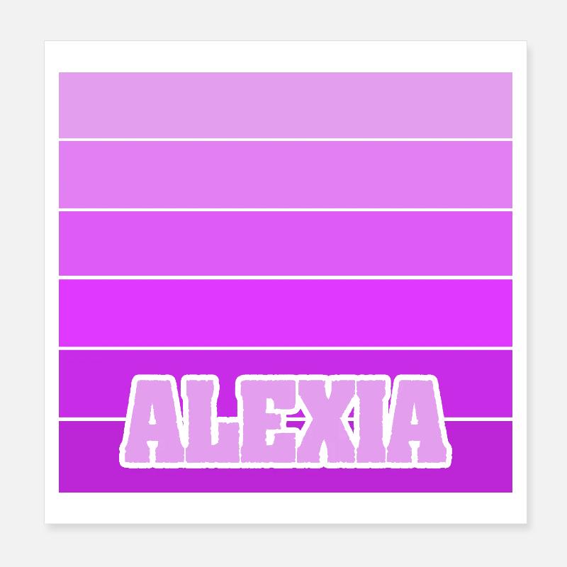 Cadeau pour Alexia Poster 20 x 20 cm