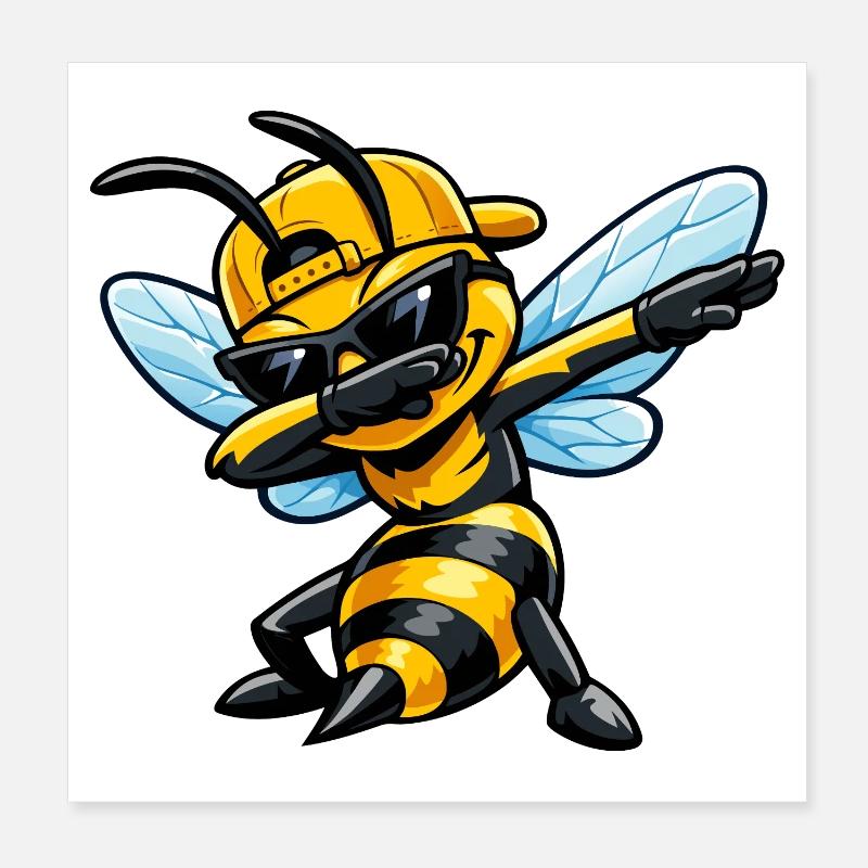 Dabping Hornet Poster 20 x 20 cm