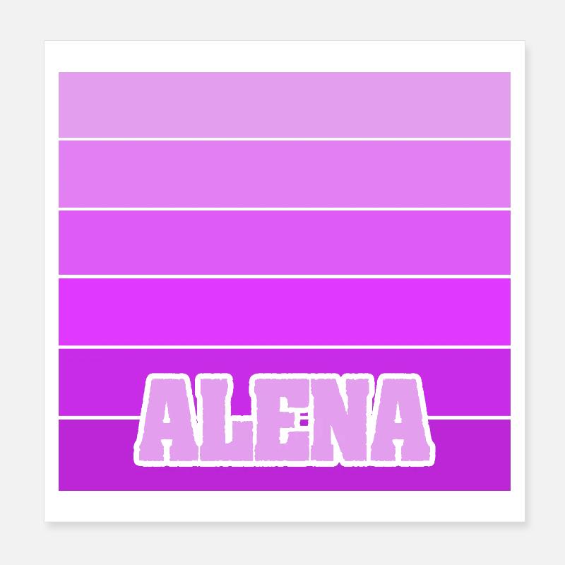 Alena Poster 20 x 20 cm