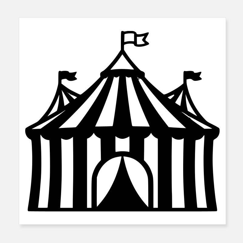 Logo de l’événement Circus Tent Manege Poster 20 x 20 cm