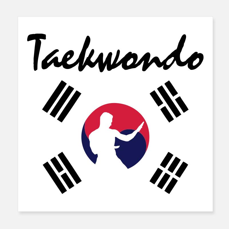 taekwondo_5 Poster 20 x 20 cm