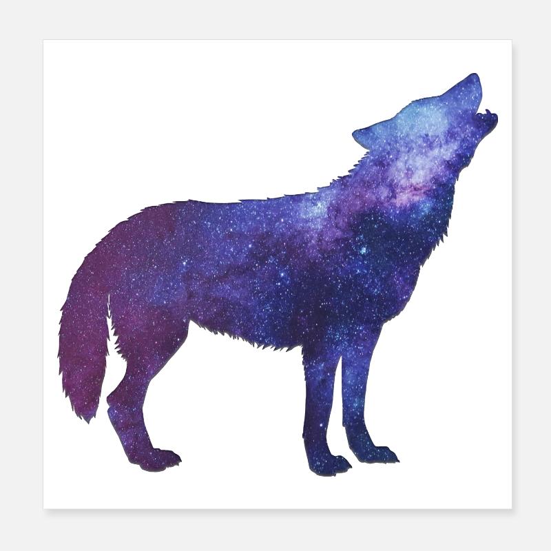 Hurlement de Starwolf Poster 20 x 20 cm