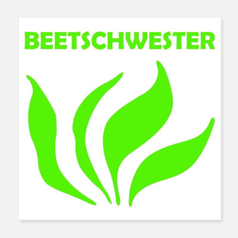 Beetschwester Poster 20x20 cm