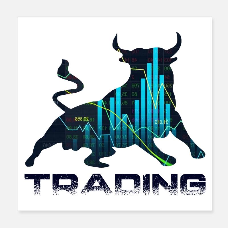 Trading Poster 8" x 8" (20x20 cm)