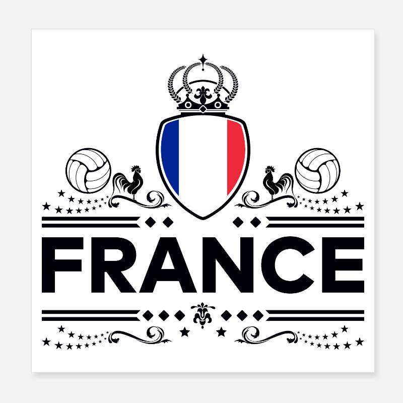 FRANCE Poster 20 x 20 cm