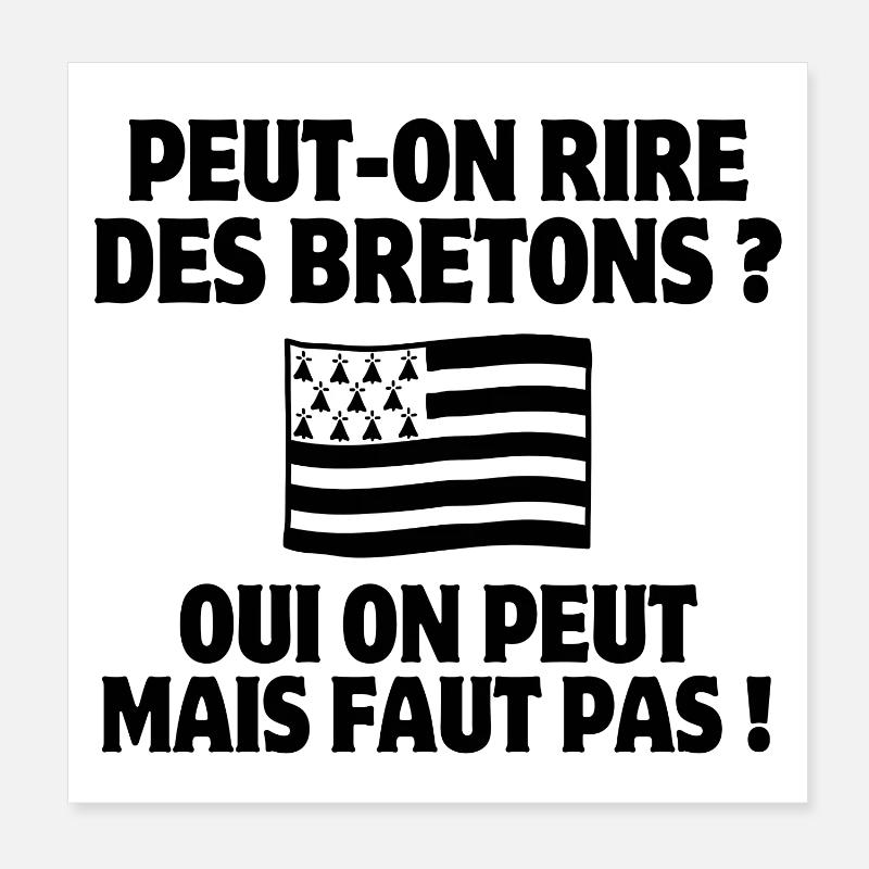 Bretagne, Bretons, Breton, celte Poster 20 x 20 cm
